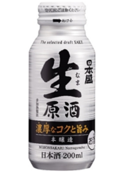 日本盛　生原酒　ボトル缶